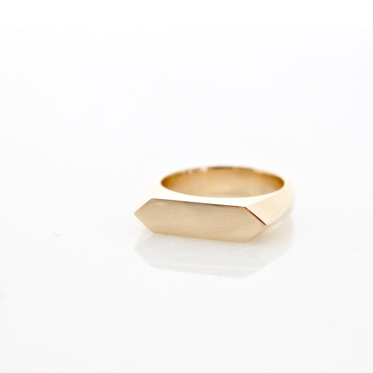 Hexagon Signet Ring