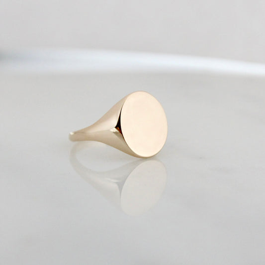 Classic Oval Signet Ring