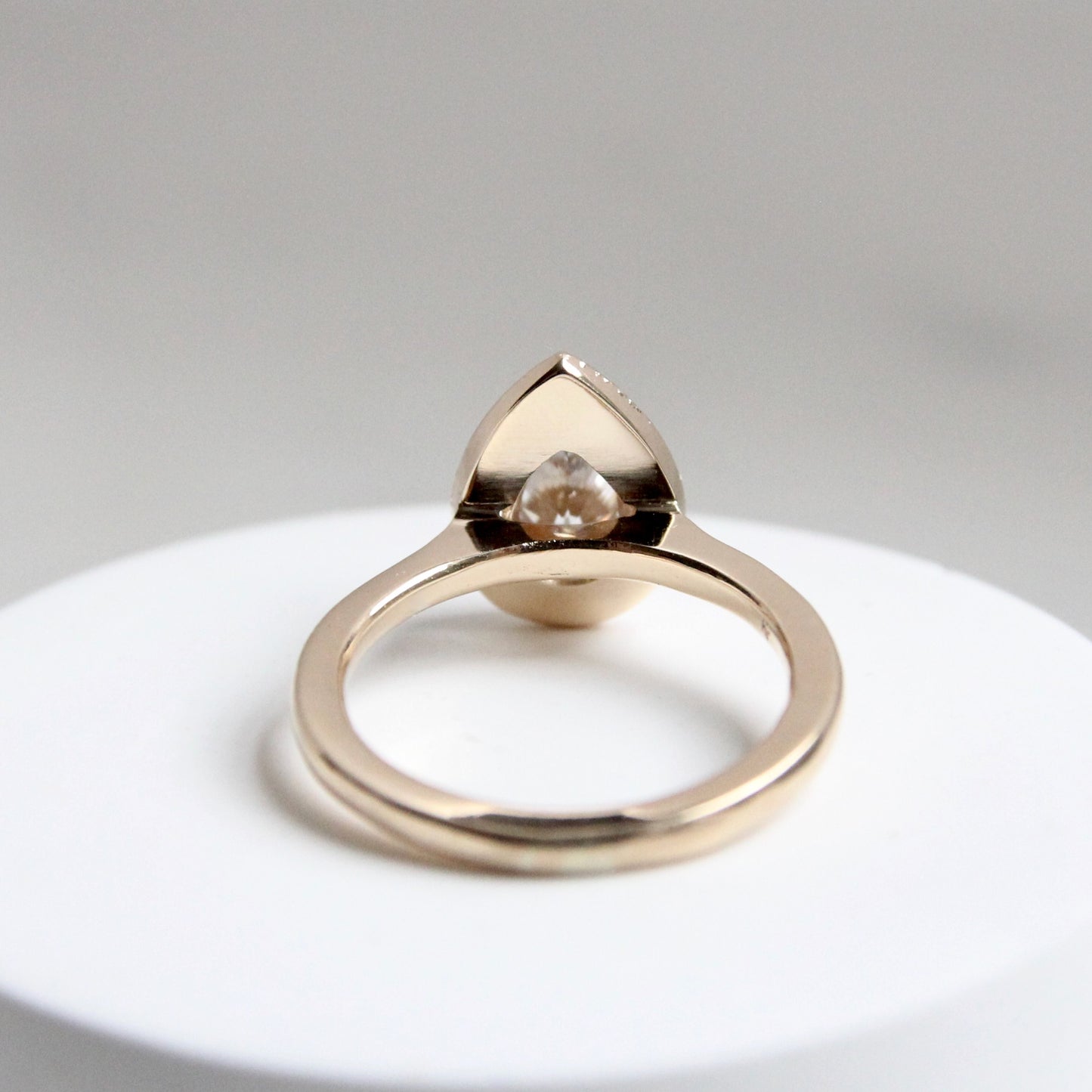 Stardust Pear Lab Diamond Ring