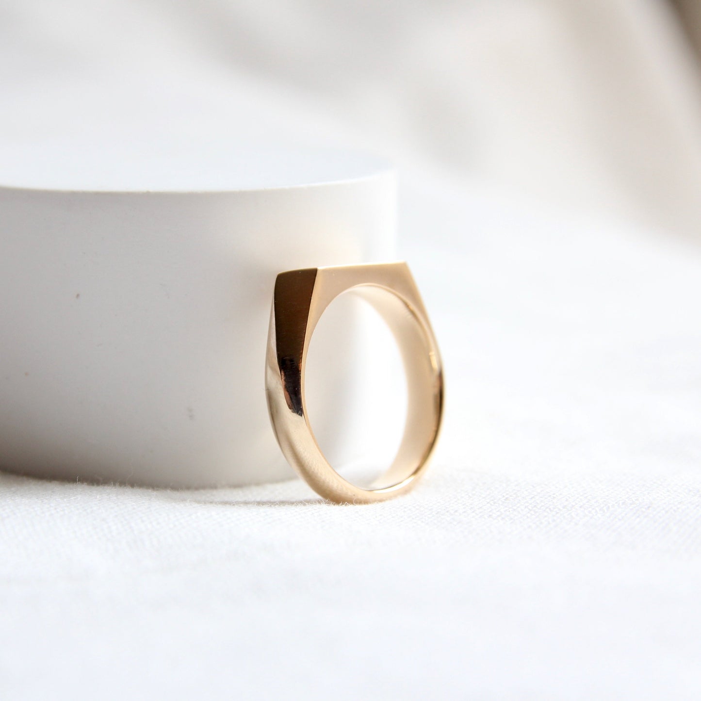 Hexagon Signet Ring