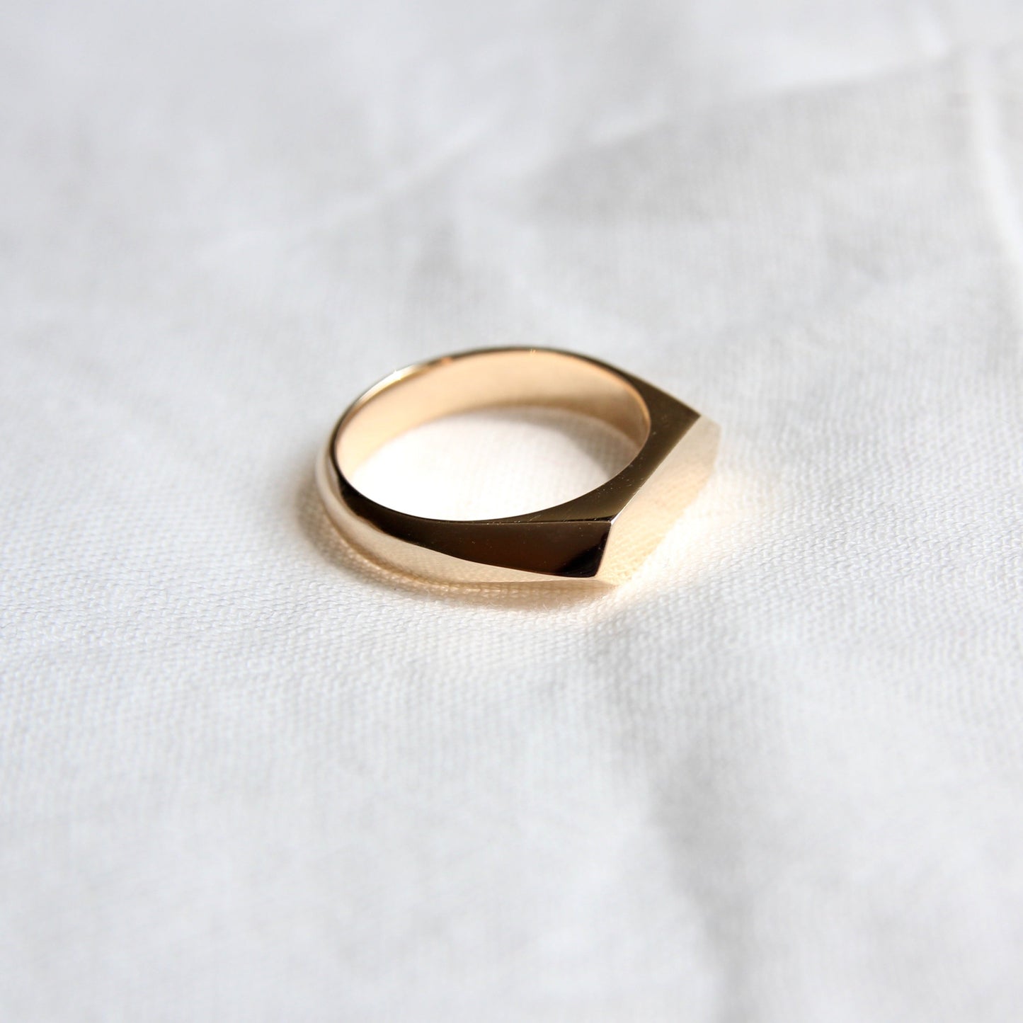 Hexagon Signet Ring
