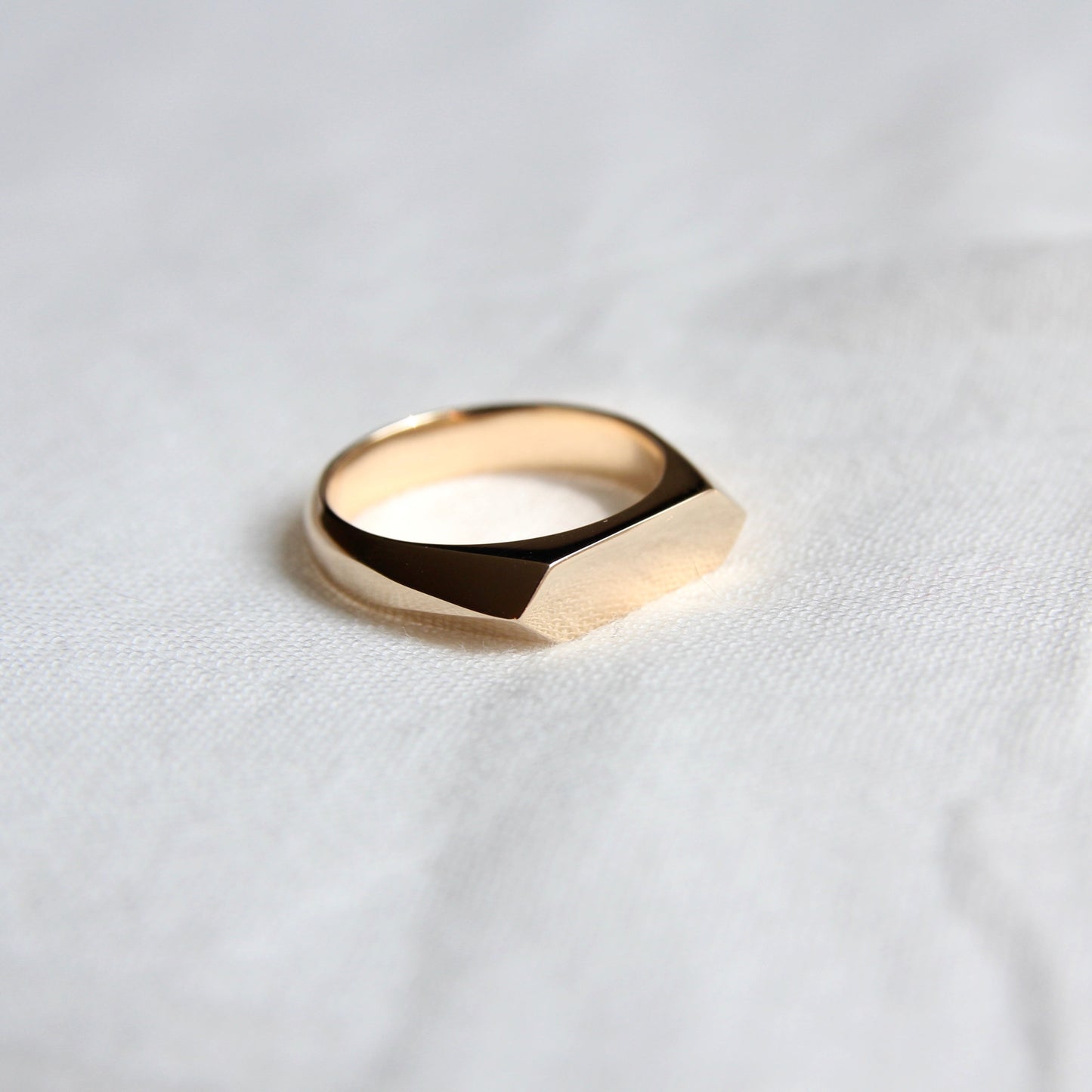 Hexagon Signet Ring