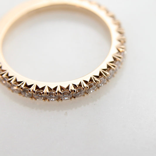 Fishtail Diamond Eternity Band