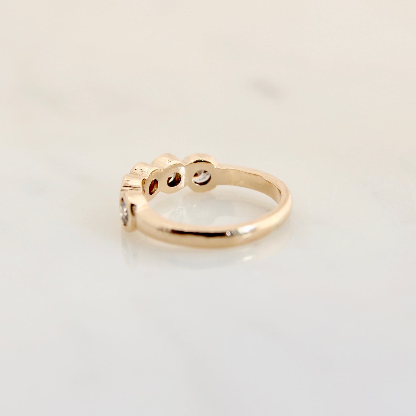 Salt and Pepper Organic Bezel Band