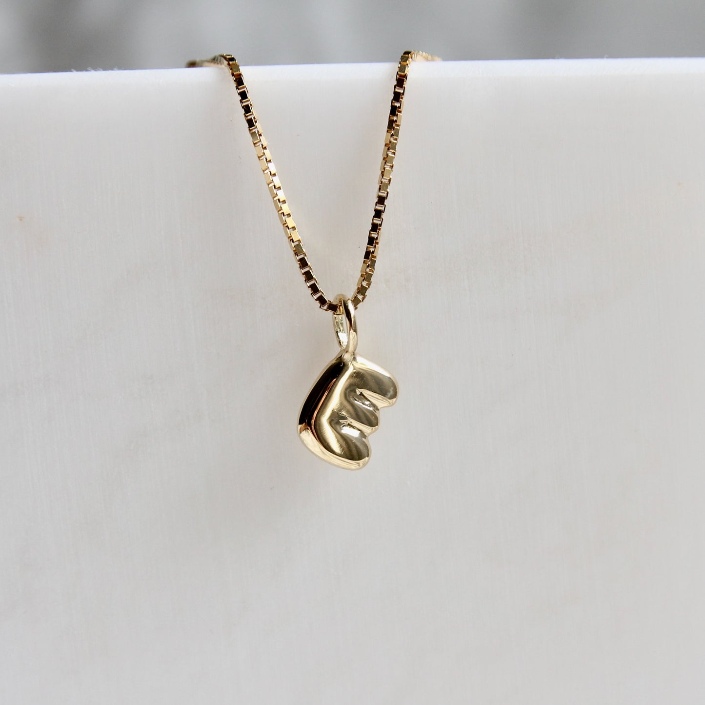 Custom Bubble Letter Pendant