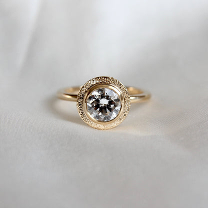 Lab Diamond Stardust Halo Ring